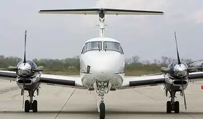 King Air charter aircraft for Manitoba wheel plane flights